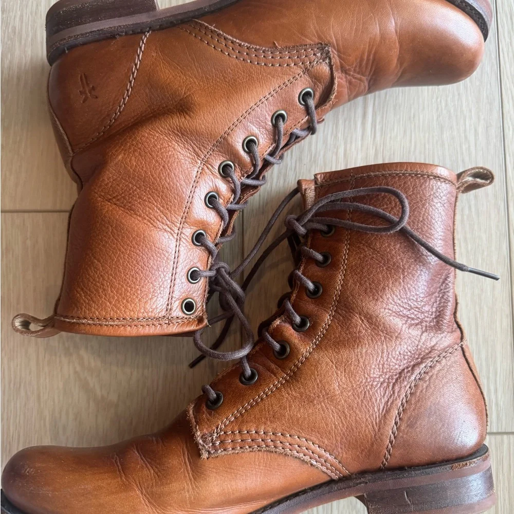 Frye Veronica Combat leather boots - Picture 5 of 8